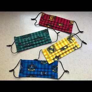 Harry Potter Hogwarts Houses face masks